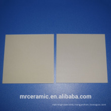 high precision wear resistance super small diameter hole 99% alumina ceramic plate